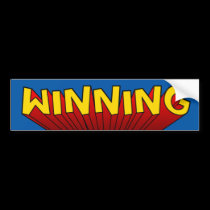 Winning Bumper Sticker bumper stickers