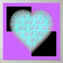 Winning!- I Ruv Ru N BLU -SheckShe* Heart- posters