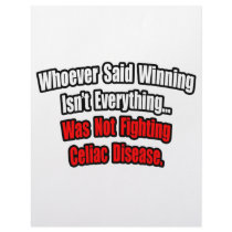 Winning Isn't Everything Quote, Celiac Disease letterhead