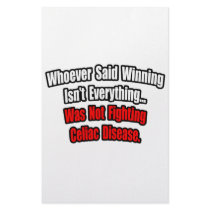 Winning Isn't Everything Quote, Celiac Disease stationery