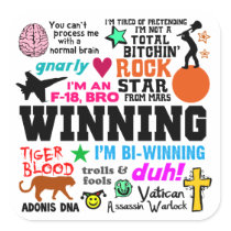 Winning Quotes Stickers