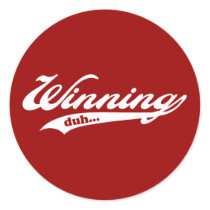 Winning! Sticker