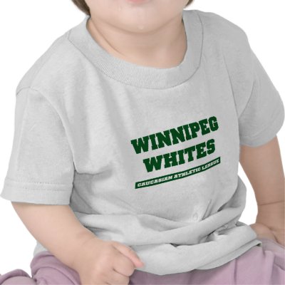 Winnipeg Whites Tee Shirts by caucasianleague