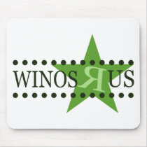 Winos R Us (Green) mousepads