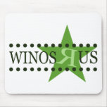 Winos R Us (Green) Mouse Mat