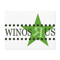 Winos R Us (Green) postcards