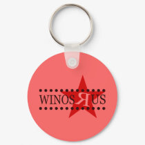 Winos R Us (Red) keychains