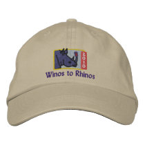 Winos to Rhinos Cap Embroidered Hats