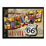 Winslow Arizona vintage postcard
