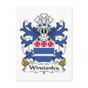 Winstanley Family Crest postcards