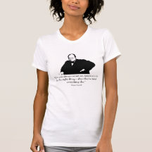 Winston Churchill and quote Tee Shirt
