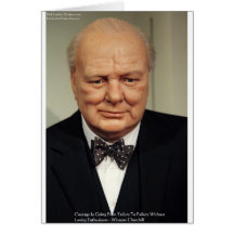 Winston Churchill Failure Wisdom Quote Gifts Cards