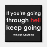 Winston Churchill Fridge Magnet