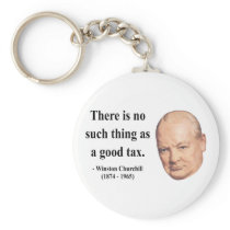 Winston Churchill Quote 14b Key Chain