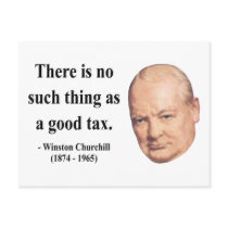 Winston Churchill Quote 14b Post Card