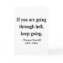 Winston Churchill Quote 4a card