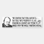 Winston Churchill Quote Bumper Sticker