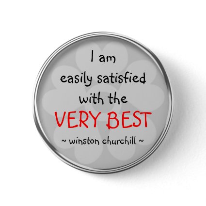 Winston Churchill Quote Button button