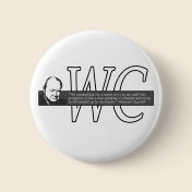 Winston Churchill Quote Button