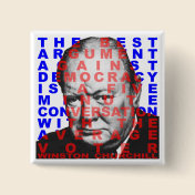 Winston Churchill Quote Button