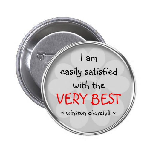 Winston Churchill Quote Button