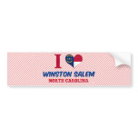 Winston Salem, North Carolina Bumper Sticker