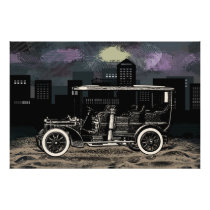 Wintage Car Wagon Photo Print