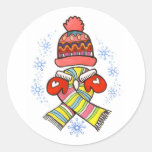 Winter Accessories Stickers