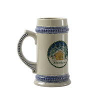 Winter Adirondack Mountain Cabin mugs by TheChristmasBoutique Winter Adirondack Mountain Cabin mugs