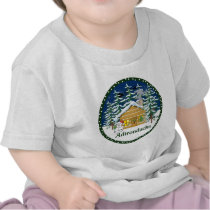 Winter Adirondack Mountain Cabin Tees