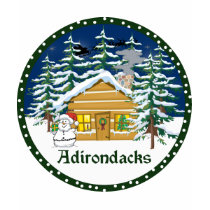 Winter Adirondack Mountain Cabin t-shirts by TheChristmasBoutique Winter Adirondack Mountain Cabin t-shirts