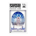 winter angel  postage stamp