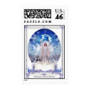 winter angel  postage