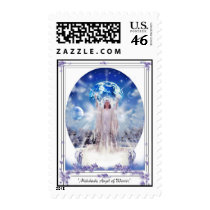 winter angel  postage