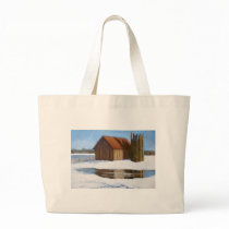 WINTER ART SCENE/BARN AND SILO bags by joyart WINTER ART SCENE/BARN AND SILO bags