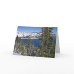 Winter at Crater Lake Greeting Cards