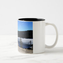 Winter at Pinecrest Lake Coffee Mugs