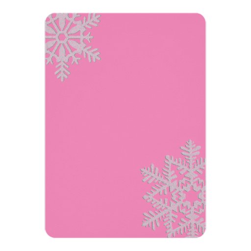Winter Baby Shower Custom Announcements