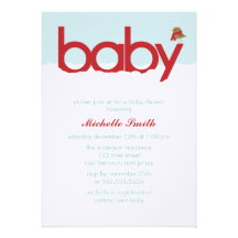 Winter Baby Shower Invitations
