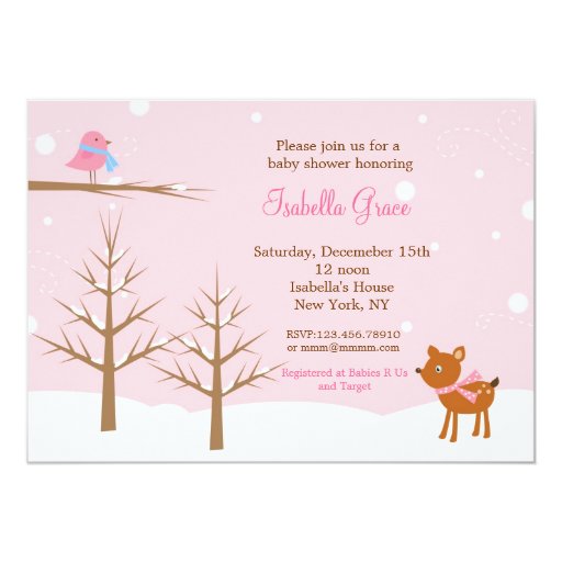 winter baby announcements