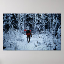 Winter Backpacking at Kenai National Wildlife Refu Print