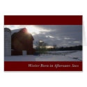 Winter Barn Card
