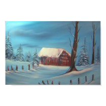 Winter Barn posters