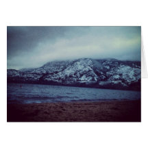 Winter Beach Christmas Card