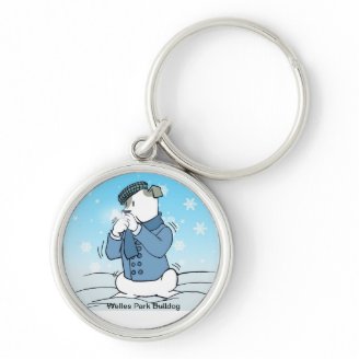 Winter Beau key chain
