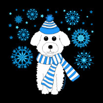 Winter Bichon t-shirts
