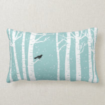 Winter Birch Reversible Pillow