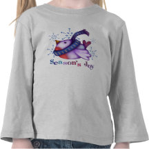 Winter bird tee shirts