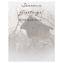 Winter Birdhouse flyers