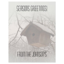 Winter Birdhouse flyers